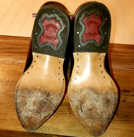 Corral cowgirl boots/ burgundy made in Mexico !Tejana - Picture 7 of 11